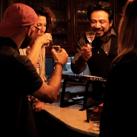 people drinking at an event of lisbon wine