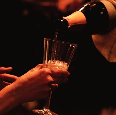 people drinking at an event of lisbon wine 